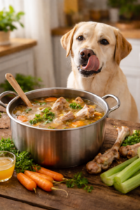 Knochenbrühe für Hunde
